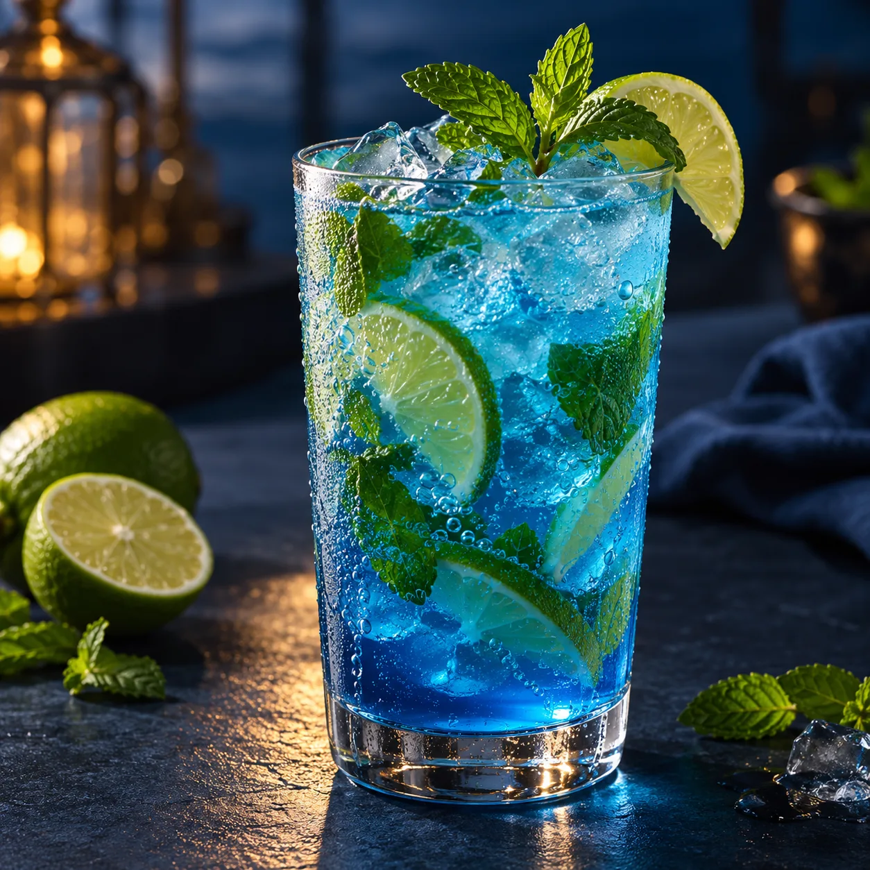 Illustrative image of Blue Curacao Mojito