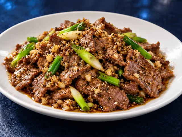 Illustrative image of Thai Beef with Garlic & Pepper