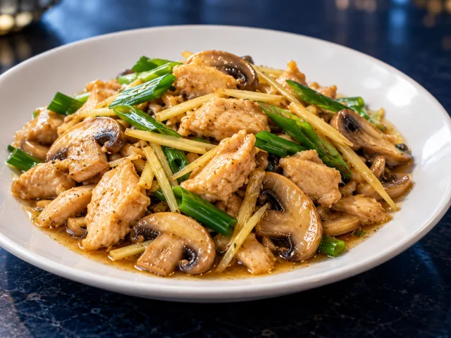 Illustrative image of Thai Chicken with Mushroom & Ginger