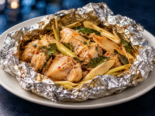 Illustrative image of Thai Chicken in Foil Paper