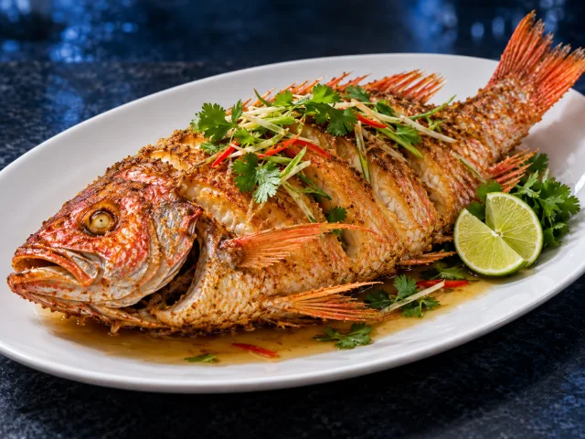 Illustrative image of Steam / Fried Red Snapper