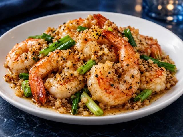 Illustrative image of Thai Shrimp with Garlic & Pepper