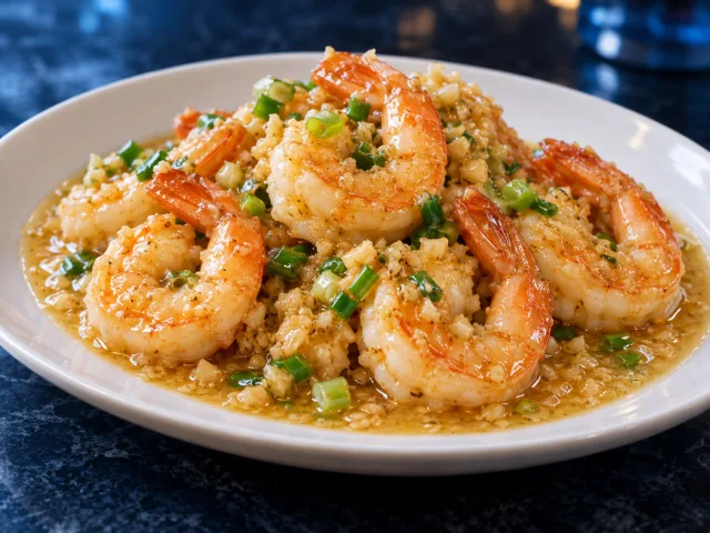 Illustrative image of Thai Shrimp with Garlic Sauce