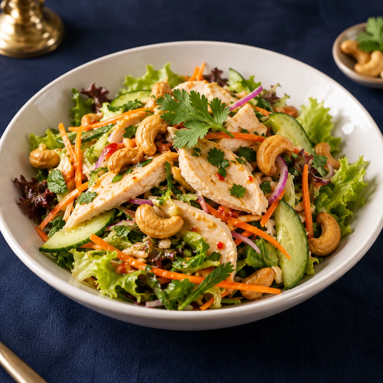 Illustrative image of Thai Chicken or Prawn Cashew Nut Salad