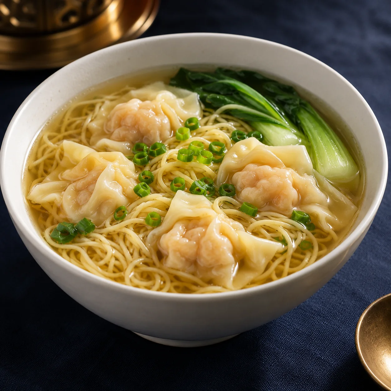 Illustrative image of Wonton Noodles Soup